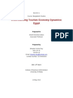 Tourism Industry: EGYPT