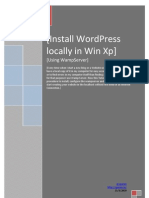 Installing WordPress Locally in Windows XP Using WampServer