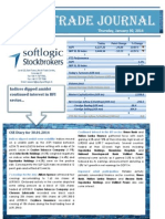 Daily Trade Journal - 30.01.2014