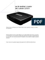 Configuracion de Modem y Router PIRELLI P