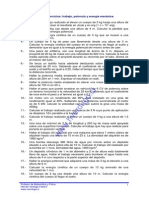 Guia de Ejercicios Sobre Trabajo Potencia y Energia