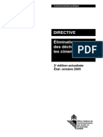 Élimination Des Déchets Dans Les Cimenterie Oct 2005