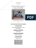 Steering Controled Headlights Project Report