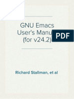 GNU Emacs Reference Card