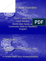 Acid - Base Disorders