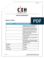 Ceh v7 and v8 Comparison