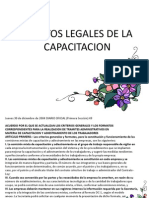 Aspectos Legales de La Capacitacion