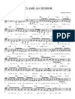 Partitura Aclame Ao Senhor