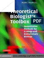 Mangel - The Theoretical Biologist's Toolbox - Quantitative Methods For Ecology and Evolutionary Biology (Cambridge, 2006) PDF