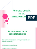 Psicopatología de La Sensopercepción