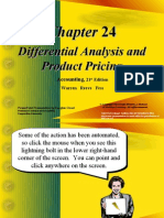 Differential Analysis and Product Pricing