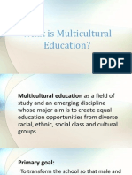 What Is Multicultural Education