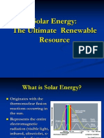 Solar Energy: The Ultimate Renewable Resource