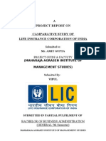 Project On LIC India