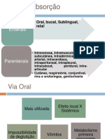 Apresentação Absorção Farmacocinética