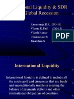 International Liquidity & SDR and Global Recession