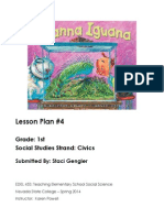 Lesson Plan #4: Grade: 1st Social Studies Strand: Civics