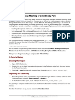 ANSYS Meshing Thin Sweep Meshing of A Multibody Part PDF