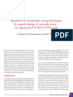 Reliability of Accelerated Curing Techniques For Speedy Design of Concrete Mixes - An Appraisal of IS 9013:1978 Code