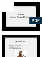 Law of Juristic Act and Contract