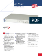 Optimux-1553: STM-1/OC-3 Terminal Multiplexer