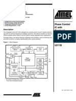 Phase Control IC With Overload Limitation For Tacho Applications U211B