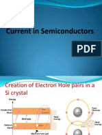 Current in Semiconductors