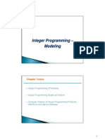 Mixed Integer Prog - Excel Solver Practice Example