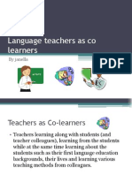 Language Teachers As Co Learners