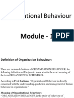 Organizational Behaviour