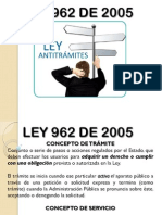 Ley 962 de 2005