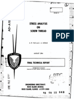 Stress Analysis of Screws