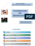 Competencias Del Histotecnologo para Congreso de Histotecnología 1