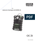 Manual de Detector de Gas Altair 4x