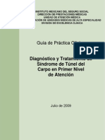 GPC Síndrome Tunel Del Carpo PDF