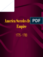 8 - America Secedes From The Empire, 1775 - 1783