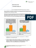 CUPVF Statewide Survey Among 600 AZ GOP Likely Primary Voters For 2016 U.S. Senate - Polling Memo