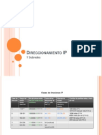 Direccionamiento IP y Subredes