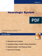 Neurologic System: Carolyn Jarvis Physical Examination and Health Assessment Fourth Edition