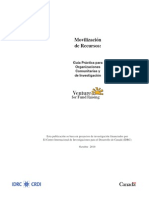 Movilización de Recursos - Una Guía Práctica para Organizaciones Comunitarias y de Investigación