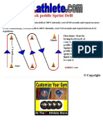 Drill - Sheet - Back Peddle Sprint Drill