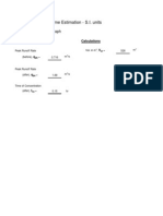 96FEFA Storm Water Detention Volume Calculation Rational Hydrograph Si Units