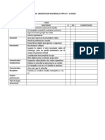 Pauta de Observacion Desarrollo Típico 0