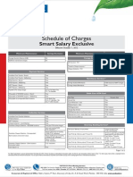 Schedule of Charges: Smart Salary Exclusive