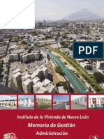 Instituto de La Vivienda de Nuevo León - Memoria de Gestión Administración 2003-2009