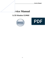 Manual de Servicio Monitor LCD Dell E190Sf