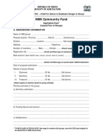 Community Grants Application Form