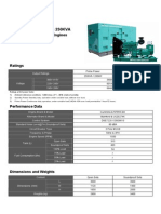 Cummins 250KVA 1