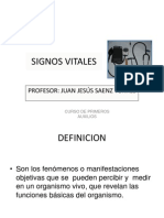 Primera Clase Primeros Auxilios Signos Vitales