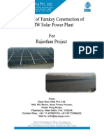 1MW Solar Project Proposal Costing